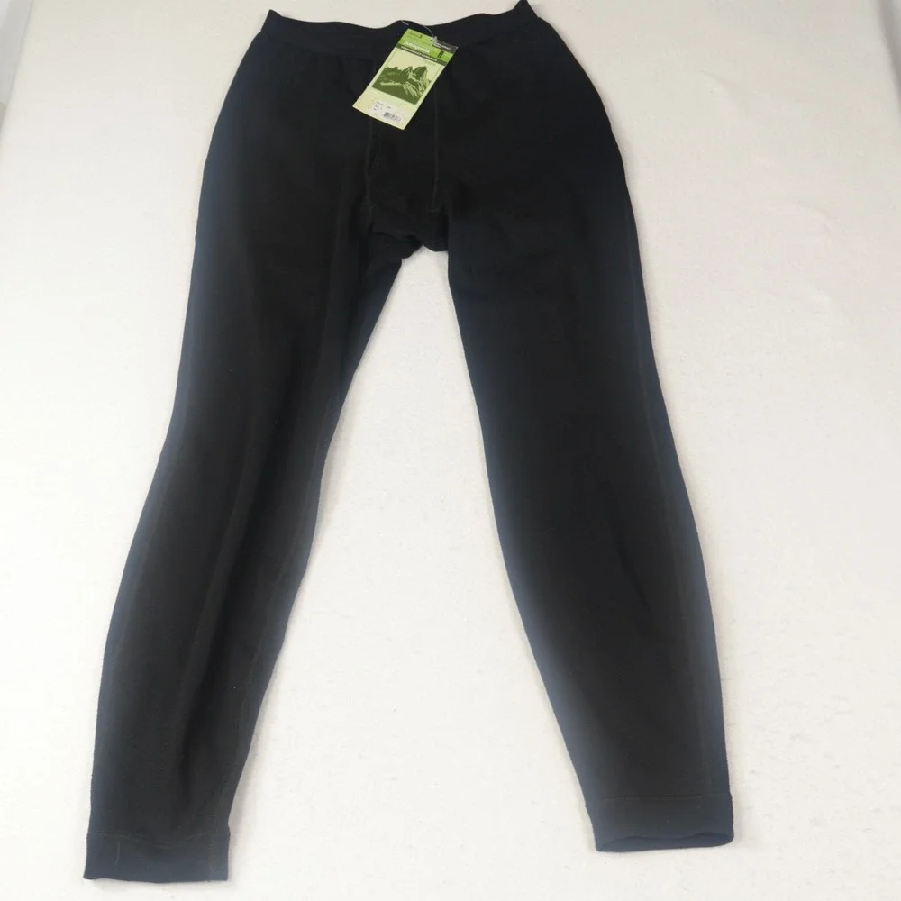 Patagonia Mens Capilene 3 Midweight Performance Baselayer Bottoms Black L